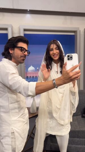 Zhalay Sarhadi Instagram - “In the moment” with @zhalay 

“Tolerance isn’t just about patience—it’s about being present, understanding others, and embracing the moment with an open heart. Breathe, smile, and let kindness lead the way! 
#RamadanTolerance #InTheMoment 

Join us in sharing your views about anything and everything you want to talk about. We’d love to hear your thoughts.

Jahan e Ramzan @365.newspk 
My wardrobe: @beshah.co