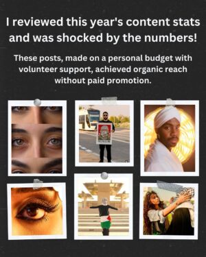 Zhalay Sarhadi Instagram - Appreciation Post 💚🇵🇸🇸🇩

The impact of social media in amplifying the voices of Palestine and Sudan has been truly incredible! 🌍 This is a heartfelt call to action for everyone: let’s harness the power of social media to spread awareness by creating meaningful content that highlights the stories and struggles of these nations.

The engagement numbers shared in this post are a testament to how collective efforts can drive awareness for humanitarian causes. Together, we are making a difference!

A huge thank you to everyone who has supported me in amplifying the message of Palestine and Sudan. Your encouragement and shared efforts mean the world 🇵🇸🇸🇩💚🫂.
I couldn’t have achieved these milestones without your unwavering support—let’s continue making an impact!

رسالة تقدير 💚🇵🇸🇸🇩

لقد كان تأثير وسائل التواصل الاجتماعي في إيصال أصوات فلسطين والسودان مذهلًا حقًا 🌍 هذه دعوة صادقة للجميع: لنستخدم قوة وسائل التواصل الاجتماعي لنشر الوعي من خلال إنشاء محتوى هادف يبرز قصص ومعاناة هذه الشعوب
 
الأرقام المتعلقة بالتفاعل والمشاركة في هذا المنشور هي دليل على أن الجهود الجماعية يمكن أن تُحدث فرقًا كبيرًا في نشر الوعي حول القضايا الإنسانية. معًا، نحن نصنع فرقًا
 
شكرًا جزيلًا لكل من دعموني في إيصال رسالة عن فلسطين والسودان. تشجيعكم وجهودكم المشتركة تعني لي الكثير 🇵🇸🇸🇩💚🫂
ما كنت لأحقق هذه الإنجازات دون دعمكم المتواصل، دعونا نستمر في إحداث تأثير إيجابي

Big thank u to best crew: @sarahabusadeh @amaniegeha @murielletannous @janaislam___ @makeupbymaab @monvti @obay_jamal @94ji @monvti @ayatallax @rawaadel @jana__alfarra