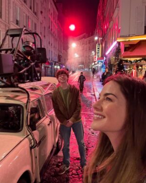 Zoe Colletti Instagram - And that’s a wrap on #FamilyPlan2!! 🤩 Cannot wait for you to see our action-packed European Christmas vacation! 🎄This is such a special movie family and we’re so excited to share this wild and heartfelt ride with you!! ❤️ @appletv @markwahlberg @zoecolletti @vanrcrosby @redaelazouar @simon.cellanjones @davidcoggeshall