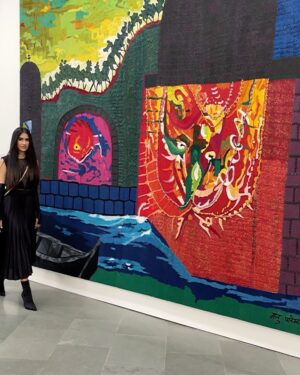 alisha pekha Instagram - DIOR presents "Mul Mathi". An artistic  collaboration between Maria Grazia Chiuri of @dior , Madhvi Parekh, Manu Parekh, Karishma Swali and The Chanakya School of Craft. 
.
Exhibition is from 1st April 2023- 22nd April 2023 at the Snowball Studio Worli. 
These series of astounding textile artwork was also presented at the SS22 haute couture in Paris. 
Truly an ode to the legacies of embroidery work and textiles and a homage to the Indian culture and craft. 
Its a momentus occasion for India to be finally acknowledged and represented on the global stage in such an ingenious and admirable manner by the house of Dior and we look forward to more creative and interesting collaboration bloom from this association…
.
#dior #diormumbai2023 #theallyedit