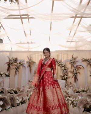 alismita goswami Instagram - Radiating love, wrapped in red ♥️