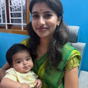 dharshini sudhakar Instagram - Enroute paati ooru ♥️🧿

Song selection by thaimaman 😂🙈