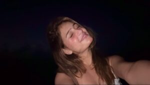 himanshi sharma Instagram - Maldives night vibe🌌
.
.
.
.
#maldives #maldivesvibes #vacation 
#beach