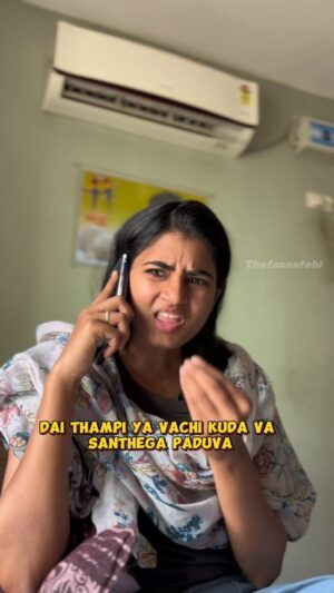 Abi Instagram - thambi love be like...🤣🤦🔥
.
.
.
#thefaceofabi #contentcreator #relatable #reelsinstagram #thambilove #lovefailure #breakup #bestie #lovebreakup #love