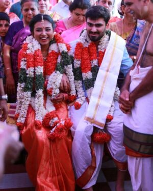 Aishwarya Raghu Instagram - Congrats on being stuck with me forever 😊😊🥳

#justmarried