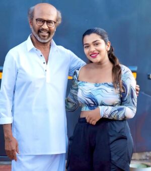 Aishwarya Venka Instagram - Thalaivar Dharisanam @rajinikanth 🙏🏻🫶🏻

What More could I Ask For ? 🥹 Truly Blessed And will Cherish This Forever ! 🫶🏻 #thalaivarnirantharam 🤍 
From being A Diehard Fan to Dancing next to Him ! Truly a blessing 🤍 
From The Sets Of #coolie ♥️

Thank you - @iamsandy_off master ♥️

#thalaivar #rajinikanth #superstar #rajinikanth😎 #coolie #rajini #thalaivarswag #kaala #tamil #south #cinema #trending #trendingnow @superstar_rajini_fanz @rajinistforever @rbsi_rajini #rajinikanthstyle #baba #love #foryou #🧿