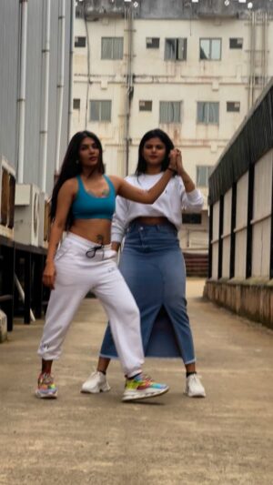 Akshitha Ashok Instagram - Made her do it 🙊