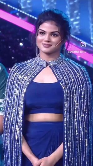 Akshitha Ashok Instagram - Thank you @shentha_edits 

Mua @rinkymakeup_artist 
Hairdo @jenifer_hair_stylist_official 
Costume @anora_artstudio