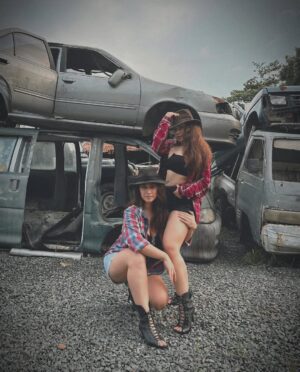 Alexandra T. Gottardo Instagram - Yeehaw 🤠 Wrangling comfort and fashion together in our comfortable SC Heels for the ultimate Cowgirl chic vibes 👢