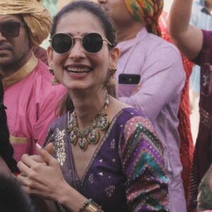 Aneri Vajani Instagram - Sanskari 2.0 😌🙏 
 
 
 
Styled by @partho_ghoshal 
Lehenga @shopethnos 
Brand PR @brandedgupshup x @digi_sidekick 
Jewellery: @enarajewellery_bykomal 
 
 

 
 
#anerivajani #dwarka #love #dwarkadhish #blessed #faith #keepgoing #gratitude #lehenga #sanskaribachi