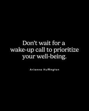 Arianna Huffington Instagram - 18 years ago today, I collapsed from sleep deprivation and burnout and broke my cheekbone. 

That day changed my life. 

It put me on a course to change how I work and how I live. 

We now need to accelerate moving from knowing what to do to actually doing it.

Stress and burnout affect every aspect of our health and make us worse, not better, at our jobs. 

We know that our relationship to technology is damaging and unsustainable. And we know about the many tools and strategies that can boost our well-being. The science is clear on all of it. 

The mission now is to heed the science and keep changing the way we work and live.