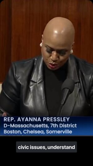 Ayanna Pressley Instagram - Apparently Republicans in Congress don’t read history books so I gave a quick lesson on why the Department of Education was created (and why destroying it would set us back decades).