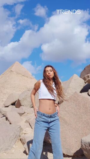 Benafsha Soonawalla Instagram - Dance your way through Cairo’s heartbeat, one beat at a time. 🎧💃 Styled to shine with #TRENDS—because fashion is a journey. ✨ #FashionOnTheMove
#trends