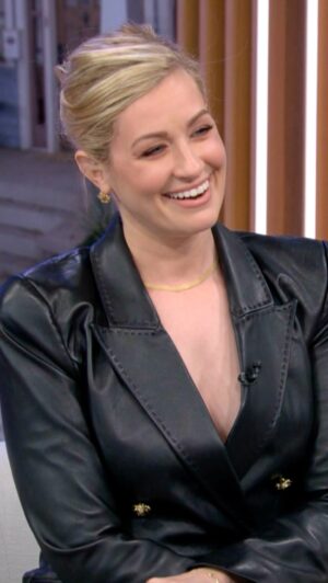 Beth Behrs Instagram - Actor @bethbehrs is getting candid about her experience with perimenopause, which she started sharing on her Instagram account after experiencing a hot flash while meeting Drew Barrymore: “It’s not researched, people aren’t talking about it.”