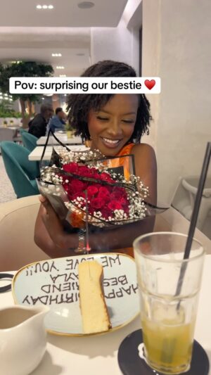Brenda Wairimu Instagram - Happy birthday once more bestfriend @__fatma_muhiddeen_kayla__ you deserve all the good things life has to offer @brendawairimu_ and I love you sooo much❤️

@crave_kenya thank you for understanding the assignment …the food was good from starter to dessert everything was truly scrumptious…not forgetting the customer service 👌🏾 everything was⭐️⭐️⭐️⭐️⭐️

#lizsonia_the_great #birthday #surprise #fyp #besties #dinner #crave #brendawairimu