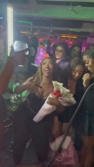 Brenda Wairimu Instagram - My babe @brendawairimu_ and I did this for our girl 🤭🫣🥰…Happy birthday once again partner🥳🎉🎂 @lizsonia_the_great

How did I do?🤗