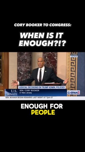 Brittany Packnett Instagram - MUST WATCH:

“WHEN IS IT ENOUGH?!” - @corybooker. Being a patriot. Because this is not normal.

None of this is normal. Thank you, Senator, for disrupting the ABnormal business of the Senate!!!