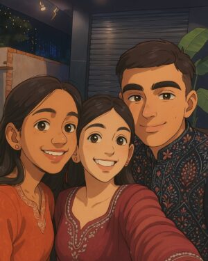 CA Sakchi Jain Instagram - Can’t get over this Ghibli-style version of mummy & papa!🤍
They look straight out of a fairytale—so much warmth, so much love in one frame.
AI trends come and go, but this one? I’m keeping forever.