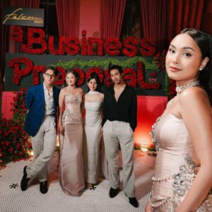 Caitlin Halderman Instagram - A Business Proposal’s Gala Dinner last night 🥂

Meet us soon
Feb 6, 2025 in cinemas! ❤️

Dress by @pamelausanto.atelier @pamelausanto 
Jewelry by @adellejewellery 
Styled by @wanda_haraa @wandaharaaproject
Makeup by @nooibeauty
Hair by @touchofniken
📸 by @snap.nuel