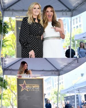 Carly Pearce Instagram - what an honor to watch one of my heroes & dear friends get her well-deserved STAR on the Hollywood Walk Of Fame today. @trishayearwood, you embody everything it means to be a star & I just love you to pieces. **my childhood self would never believe today was real**