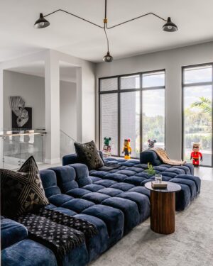 Chanel Iman Instagram - We are so excited to share our Home with you where we feel the most love, the most comfort, and the most ourselves. We dreamed of a space that reflects that for us and our kids. Thank you @archdigest @amyastley capturing this and thank you to our incredible interior designer @2idinteriors ! 📸 @venjhaminreyes