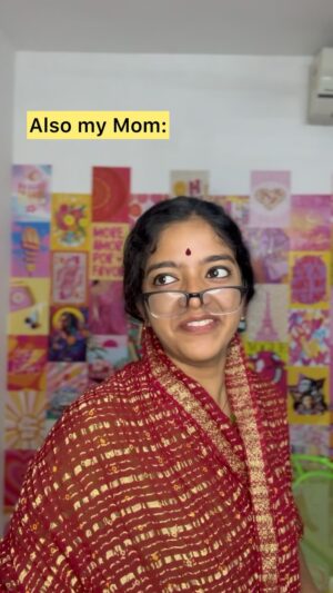Charumathi Saravanan Instagram - Enga Amma matum thaa epdiya??😮‍💨
The True Anniyan = My Amma🥹