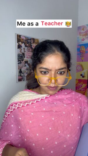 Charumathi Saravanan Instagram - Tag that future teacher🤓😎