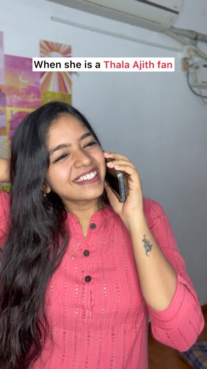 Charumathi Saravanan Instagram - Tag that Thala Ajith fan girl/boy😁

Don’t forget to book tickets for Good Bad Ugly through Districts by Zomato app! Get ₹100 off for 2  persons! Link in bio!

#MissMiracle #GoodBadUgly #Collab
#MovieTime #DistrictApp #TamilCinema
#GBUinyourdistrict #moviesinyourdistrict #ThalaForAReason #AKKingdom #AjithKumar
#ThalaAjith