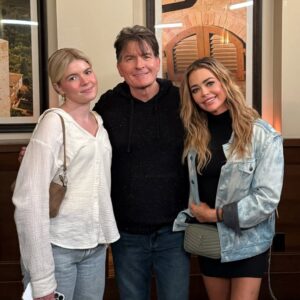 Denise Richards Instagram - Don’t forget to catch last night’s episode today on @peacock! Thanks @charliesheen for stopping by💜