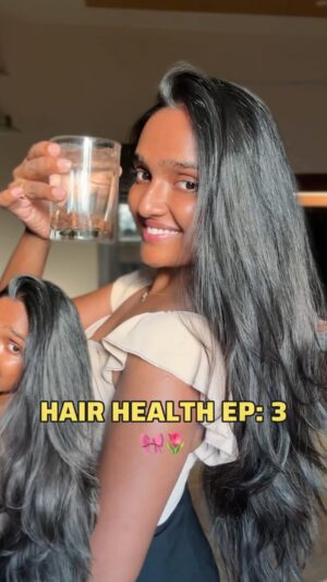 Dharshini Sambathkumar Instagram - Comment ‘hair health’ for details ✨ 

My hair health has improved significantly since I started adding these to my diet. Give it a try, and you’ll be amazed by the results ✨🌻
.
#hair #health #hairhealth #healthydiet #healthyhair #hairinfluencer #healthy