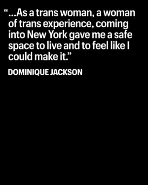 Dominique Jackson Instagram - Thank you NYC Tourism! It was a delight sharing my love for Ny and why it is so dear to me! Thank you Sachin!
REPOST:
@nyctourism Dominique Jackson is an actress, model, author, executive producer,—but beyond that, a leading advocate for LGBTQ  people. We spoke to Jackson to spotlight her journey in the City and to discuss her impact on the LGBTQ  community in NYC and beyond. Link in bio to read all about it. ⁠
⁠
📷️: Courtesy, Dominique Jackson | ✍️: Sachin Bhola (@sachin.bhola)⁠
⁠
Pictured: ⁠
1. A photo of Dominique Jackson looking away from the camera. She puts her hand on her chest. A colorful background fills the space behind her. White text overlay says, ⁠
“Founded By NYC: Spotlight on Dominique Jackson.” ⁠
2. A quote from Dominique Jackson shown in white text against a black background.⁠
3. A black-and-white photo of Dominique Jackson looking into the camera. She has one arm crossed around her waist, and her opposite hand underneath her chin.⁠
4. Another quote from Dominique Jackson in white text against a black background. ⁠
5. A photo of Jackson walking through a red stage curtain. She looks over their shoulder. ⁠
6. A final quote from Jackson written in white text against a black background
