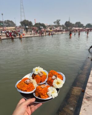 Donal Bisht Instagram - Went Ram Mandir too with family on the way back from MahaKumbh 🙏🏻 🌸 😇✨ what a beautiful journey from Saryu river to hanuman gadi to Ram mandir 🕉️ 

( phones were not allowed inside Ram mandir this time as it was high alert , maybe next time but the journey is imprinted in my heart & mind #divine 😌✨) 
(Later are some pics from Mahakumbh area too )

#ram #mandir #ayodhya #saryu #river #hanumangadi #rammandir #blessing #sprituality #god #family #visit #memory #mustvisit #landofgod #india #hinduism #in #pooja #best