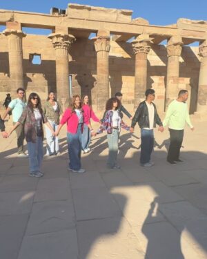 Donia Samir Ghanem Instagram - من محافظة أسوان الجميلة الدافئة المريحة للأعصاب😍 من تصوير مسلسل #عايشة_الدور #أسوان #مصر 🇪🇬