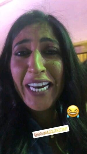 Dounia Boutazout Instagram - .
ماكلة مامعهاش اللعب 😁❤️