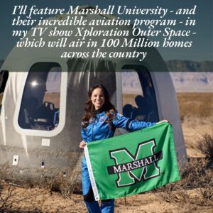 Emily Calandrelli Instagram - This Thanksgiving, I’m grateful for you all. Thank you for helping me shine a spotlight on my home state. 🫶🏻

I knew that if I ever went to space, I wanted to use the mission to uplift my home state in ways big and small. 

🧑‍🧑‍🧒‍🧒I chose to raise money for Foster Care because children in West Virginia go into the foster care system at 4 times the rate of any other state. It’s a crisis and these children and families need our support. Between 100 cameos and the flash drive - we raised ~$40,000 for them. 

💃🏻I needed a dress for New York Fashion Week and found the perfect design with @jmasters7.  A farm to fashion piece made with dandelion seeds and silk. A nod to the connection WV has to our land and a call for a more sustainable way to use it. 

💍I selected pearls from a local WV jeweler - @silverpenniesjewelry to bring to space and then gift to the women in my life. I see pearls as the result of a disruptor of a system. Something that is seen as an outsider but ultimately creates something beautiful in the process. I think of the women in my life - who are often the only women in the rooms that they occupy - in this way. @silverpenniesjewelry will offer replicas for anyone interested. 

🎥We’ve covered my journey to space for my TV show Xploration Outer Space - and @marshallu is a big part of that. I’m so excited to bring this incredible university to 100million households. 

🧪I worked with @astro_luci - a fellow West Virginian to further her research done with the Space Force by bringing up @fastplants experiments. 

We did this and so much more and I’m grateful to you all for helping me accomplish my mission objectives. 🥹

Country roads took me to the stars and now it’s my job to deliver those stars back home.