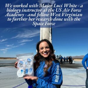 Emily Calandrelli Instagram - This Thanksgiving, I’m grateful for you all. Thank you for helping me shine a spotlight on my home state. 🫶🏻

I knew that if I ever went to space, I wanted to use the mission to uplift my home state in ways big and small. 

🧑‍🧑‍🧒‍🧒I chose to raise money for Foster Care because children in West Virginia go into the foster care system at 4 times the rate of any other state. It’s a crisis and these children and families need our support. Between 100 cameos and the flash drive - we raised ~$40,000 for them. 

💃🏻I needed a dress for New York Fashion Week and found the perfect design with @jmasters7.  A farm to fashion piece made with dandelion seeds and silk. A nod to the connection WV has to our land and a call for a more sustainable way to use it. 

💍I selected pearls from a local WV jeweler - @silverpenniesjewelry to bring to space and then gift to the women in my life. I see pearls as the result of a disruptor of a system. Something that is seen as an outsider but ultimately creates something beautiful in the process. I think of the women in my life - who are often the only women in the rooms that they occupy - in this way. @silverpenniesjewelry will offer replicas for anyone interested. 

🎥We’ve covered my journey to space for my TV show Xploration Outer Space - and @marshallu is a big part of that. I’m so excited to bring this incredible university to 100million households. 

🧪I worked with @astro_luci - a fellow West Virginian to further her research done with the Space Force by bringing up @fastplants experiments. 

We did this and so much more and I’m grateful to you all for helping me accomplish my mission objectives. 🥹

Country roads took me to the stars and now it’s my job to deliver those stars back home.