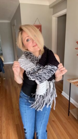 Emme Rylan Instagram - My first ever COLLABORATION with @furlscrochet! Ahhhhhhh!!!
‌
Have you been dying to try scrap crochet?! I got you! Check out my Scrappy Girl Scarf Kit! You know that I love crocheting right along with you guys so we will be hosting LIVE HANG SESSIONS where we will be making all of the amazing color combos this kit comes in! Get your kit and join us!
‌
(Comment below and I will send you the link or check it out in my bio!)