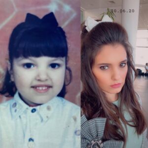 Fatima Zahra Qanboua Instagram - 1995 👧🏼 2020 👩🏼