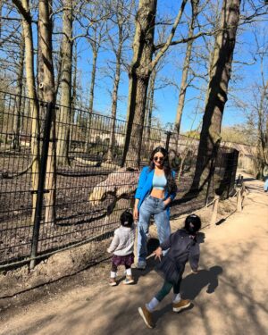 Garima Panta Instagram - Sunshine, smiles, and wild adventures! 🐯A perfect family day at the zoo—felt just like summer! 🌿🐒 #familytime #summervibes 🌞☀️