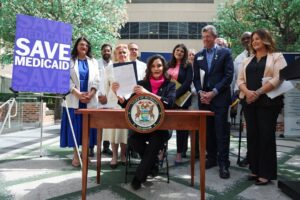 Gretchen Whitmer Instagram - Right now, Republicans in DC are trying to terminate access to health care by slashing $880 billion from Medicaid. If this goes into effect, the cost of health care will go up for every single American.
 
I’m taking action today to support health care access for Michigan families.
 
Here in Michigan, 750,000 people could lose access to health care.
 
The cuts would hit even harder in small town and rural Michigan where 37% of residents are covered by Medicaid. Behind each of these numbers are our friends and neighbors whose lives would be turned upside down.
 
Thanks to Medicaid, survivors of breast cancer can afford annual mammograms, more families can get dental care or visit a PCP, and parents can focus on getting their sick kid to the ER instead of worrying about the bill.
 
In short, Medicaid saves lives, lowers costs, and keeps us healthy and safe.
 
Michigan hospitals will lose half a billion dollars in Medicaid funding annually, threatening thousands of jobs.
 
Hospitals in rural communities across Michigan will close, threatening access to care, raising prices, and forcing people to drive further, even for emergencies.
 
Everyone agrees there is waste in government. But these aren’t strategic cuts. They’re massive, devastating slashes to a core program that saves lives.
 
This won’t make the government more efficient, it will just raise your costs, eliminate local jobs, and put lives in danger.
 
We are sending a clear message to anyone trying to trade your health care for someone else’s tax cut: Medicaid is not for sale.
 
I’ll keep fighting to lower the cost of health care and support your access to critical programs like Medicaid.