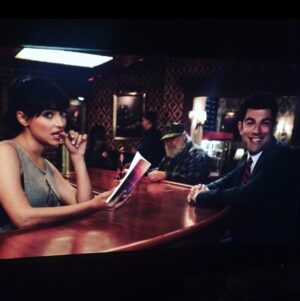 Hannah Simone Instagram - Max, Morn and me on the pod. The gang’s back together 🦁 🐠 throw your favorite Schmidtty quote in the comments @themessaroundpod #youths