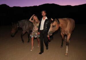 Hassie Harrison Instagram - happy birthday, cowboy! 🥳

I love getting to stomp around with you and make our own little parties. It’s my life’s mission to make you laugh and blush as much as humanly possible. Thank you for all you do for us. Hope you enjoy your special day, my sweet music man! 🎈🎉💜
