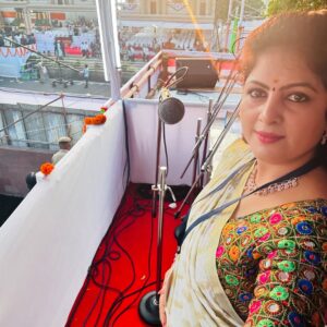 Hemalatha M Instagram - தமிழ்நாடு அரசின் குடியரசு தினவிழாவில் தமிழ் தொகுப்புரையை வழங்கிய நிறைவான தருணம் ❤️ 

#hemarakesh #eventhost #RepublicDay2025 #tamil #republicday