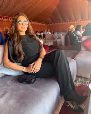 Hoda Saad Instagram - À l'instant au salon du cheval ELJADIDA 🐎