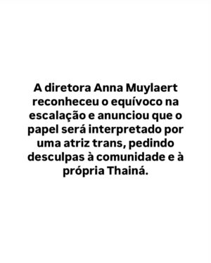 Indira Nascimento Instagram - Todo meu carinho e admiração à @thainaduarte e à @annamuylaert que estão abertas a construir o cinema que a gente acredita. 🎬🏳️‍⚧️🏳️‍🌈⚧️🤎