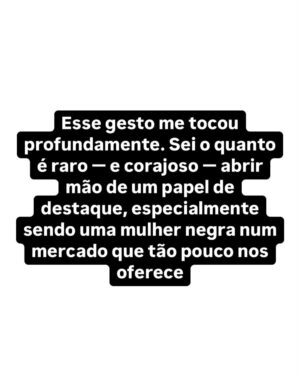 Indira Nascimento Instagram - Todo meu carinho e admiração à @thainaduarte e à @annamuylaert que estão abertas a construir o cinema que a gente acredita. 🎬🏳️‍⚧️🏳️‍🌈⚧️🤎
