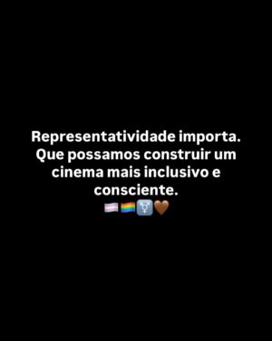 Indira Nascimento Instagram - Todo meu carinho e admiração à @thainaduarte e à @annamuylaert que estão abertas a construir o cinema que a gente acredita. 🎬🏳️‍⚧️🏳️‍🌈⚧️🤎