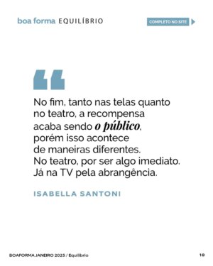 Isabella Santoni Instagram - Aqui estão alguns trechos de nossa entrevista com @isabellasantoni para a Boa Forma de janeiro. 

Quer ler a matéria na íntegra? Então acesse o link da bio e confira! 

Fotógrafo: @doisramos
Assistente de fotografia: @fabrizzioreisfotografia
Stylist: @jeanmarcios
Beauty: @mari.makeup
Hairstylist: @bynacif
Agradecimento: @cliffside_rio 
Texto e entrevista: @ju.liany
Editora-chefe: @lala.livre
Diretora de núcleo: @helenagalante
Diretora de arte: @kareensayuri