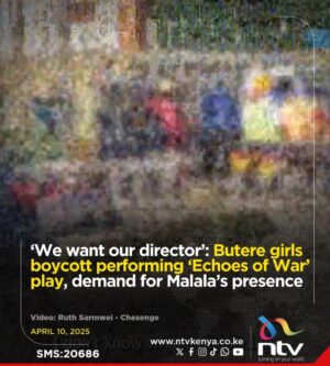 Janet Mbugua Instagram - ‘Echoes of War’ stand-off: Butere Girls boycott performance, want Malala present