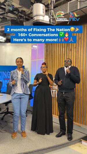 Janet Mbugua Instagram - 2 months down! 🥳🎉🔥Thank you for your support, dear Fixers! Here's to many more! 🙌🏽❤️💯 #FixingTheNationNTV